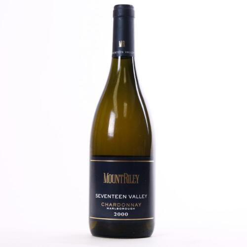 (1) 2000 Mount Riley Seventeen Valley Chardonnay, Marlborough
