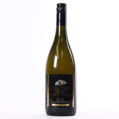 (1) 2003 Waitiri Creek Chardonnay, Central Otago