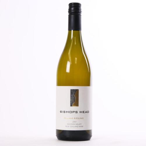 (1) 2007 Bishop's Head Reserve Riesling, Waipara
