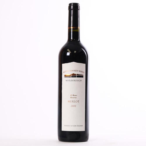 (1) 2002 Kathy Lynskey 15 Rows Reserve Merlot, Marlborough