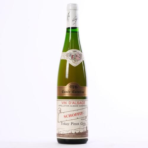 (1) 1995 Schoffit Cuvee Caroline Tokay Pinot Gris