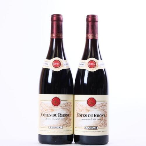 (2) 2015 Guigal Cotes du Rhone *