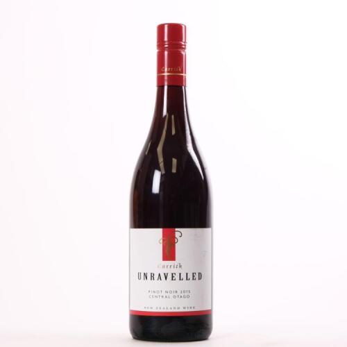 (1) 2015 Carrick Unravelled Pinot Noir, Central Otago