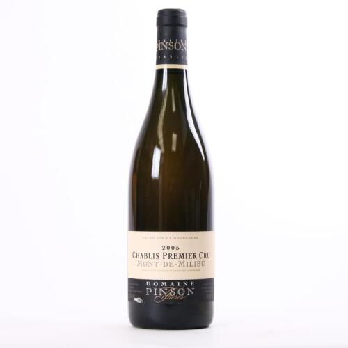 (1) 2005 Domaine Pinson Freres Mont de Milieu 1er Cru, Chablis
