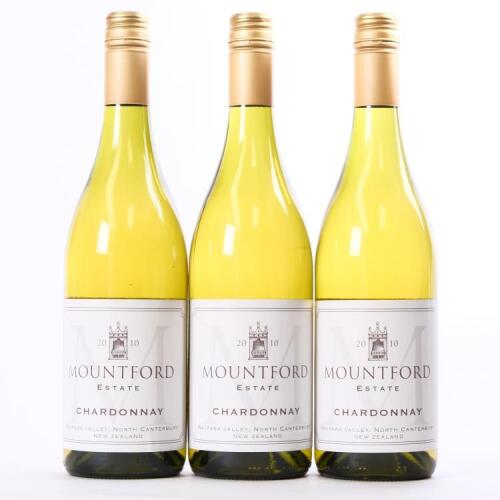 (3) 2010 Mountford Estate Chardonnay, Waipara