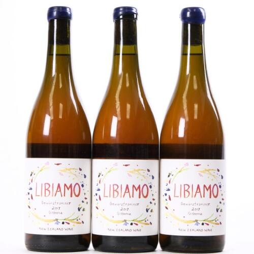(3) 2017 Millton Libiamo Gewurztraminer, Gisborne
