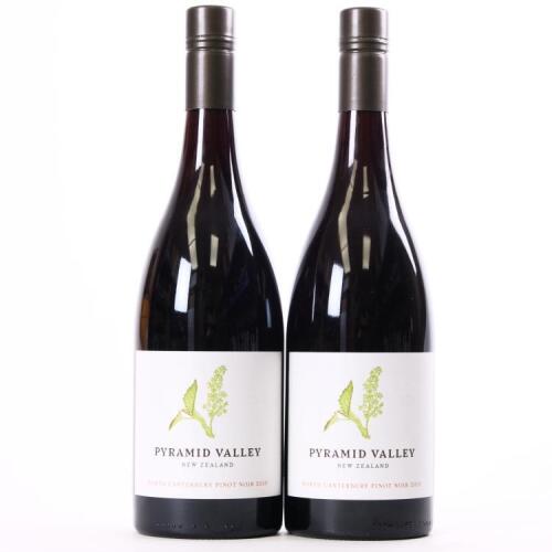 (2) 2019 Pyramid Valley Pinot Noir, North Canterbury