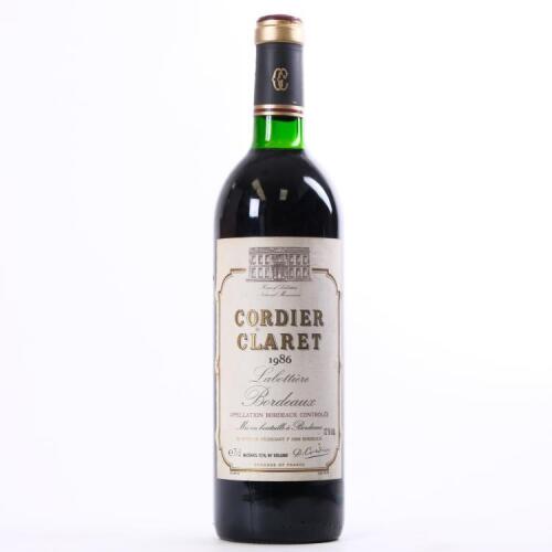 (1) 1986 Cordier Claret, Bordeaux