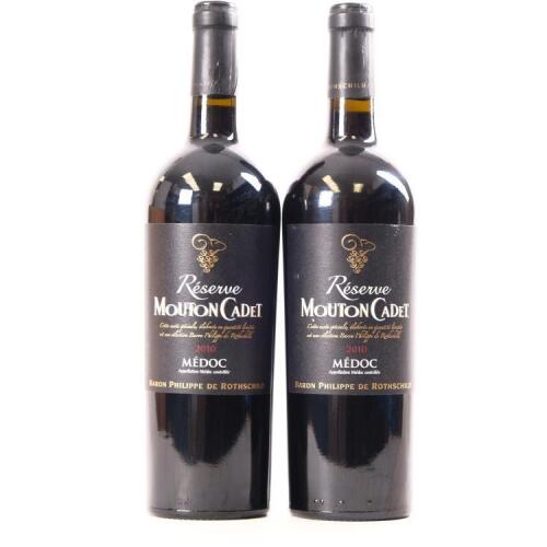 (2) 2010 Mouton Cadet Reseve, Medoc