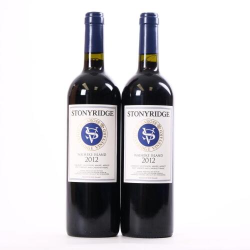 (2) 2012 Stonyridge Vineyard Larose, Waiheke