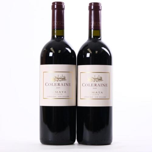 (2) 2009 Te Mata Estate Coleraine, Hawkes Bay