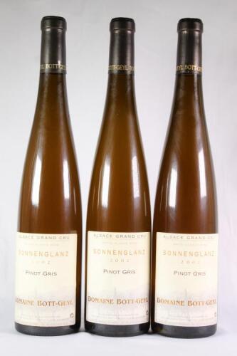 (3) 2002 Bott Geyl Sonnenglanz Pinot Gris Grand Cru