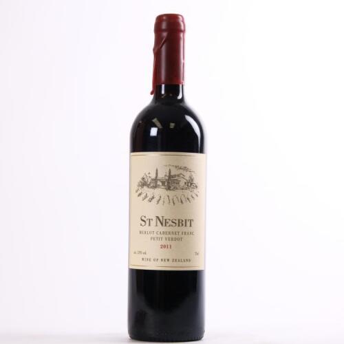 (1) 2011 St Nesbit Merlot/Cabernet Franc/Petit Verdot, Karaka