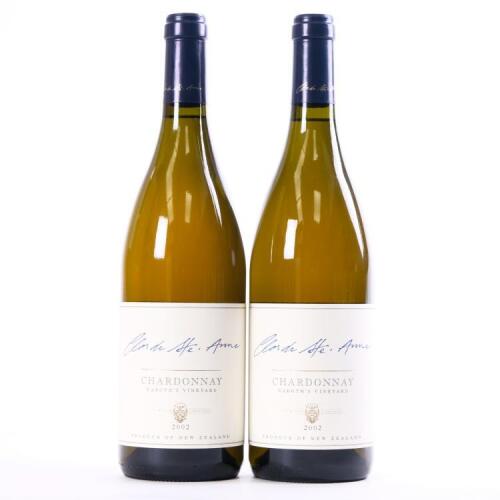 (2) 2002 Millton Clos Sainte Anne Chardonnay, Gisborne