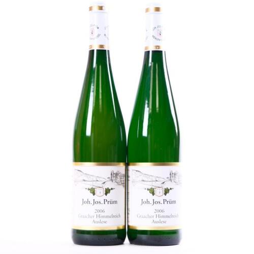 (2) 2006 Joh. Jos. Prum Graacher Himmelreich Riesling Auslese, Mosel Saar Ruwer