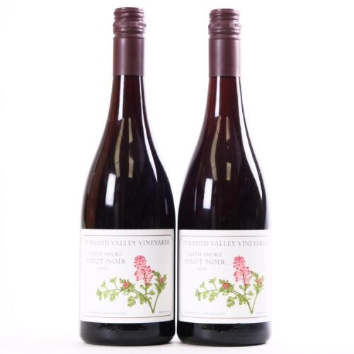 (2) 2011 Pyramid Valley Vineyards Earth Smoke Pinot Noir, Waikari