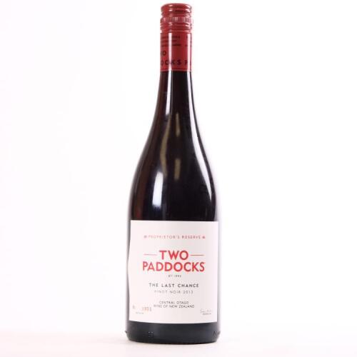 (1) 2013 Two Paddocks The Last Chance Pinot Noir, Earnscleugh