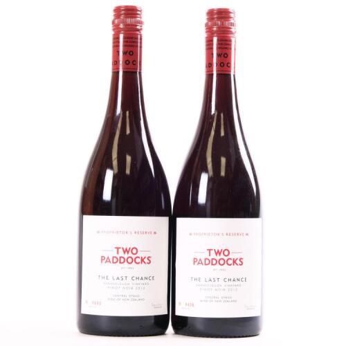 (2) 2012 Two Paddocks The Last Chance Pinot Noir, Earnscleugh