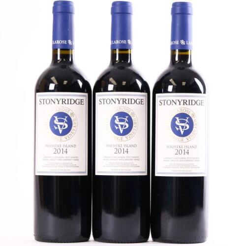 (3) 2014 Stonyridge Vineyard Larose, Waiheke