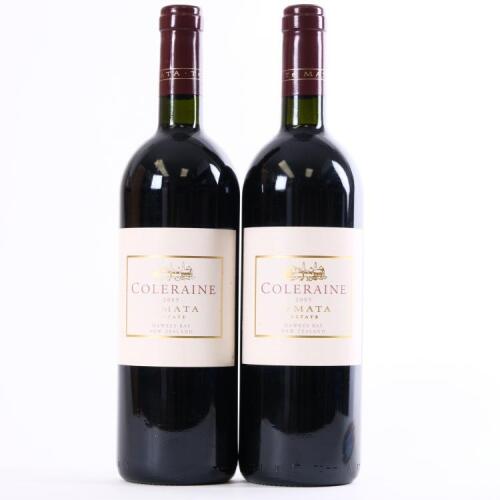 (2) 2005 Te Mata Estate Coleraine, Hawkes Bay