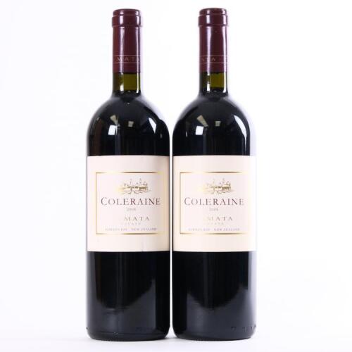 (2) 2008 Te Mata Estate Coleraine, Hawkes Bay