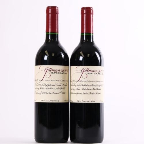 (2) 2007 Gillman Vineyard Red, Matakana
