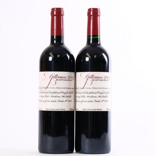 (2) 2008 Gillman Vineyard Red, Matakana