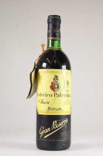 (1) 1975 Frederico Paternina Gran Reserva, Rioja