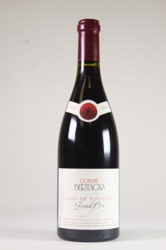 (1) 2014 Domaine Bertagna Clos de Vougeot Grand Cru, Cote de Nuits