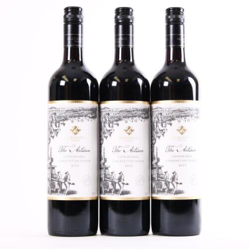 (3) 2013 Allegiance The Artisan Cabernet Sauvignon, Coonawarra SA