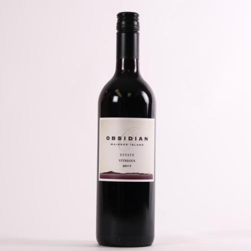 (1) 2017 Obsidian Estate Vitreous, Waiheke