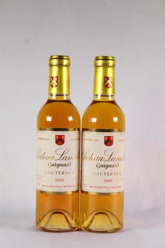 (2) 2005 Chateau Lamothe Guignard 375ml