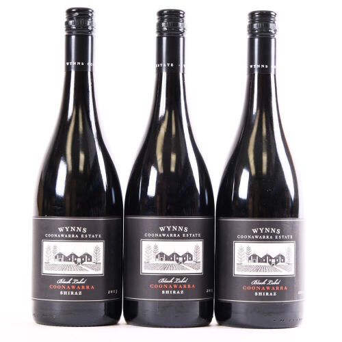 (3) 2013 Wynns Black Label Shiraz, Coonawarra SA