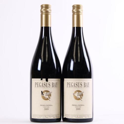 (2) 2009 Pegasus Bay Prima Donna Pinot Noir, North Canterbury