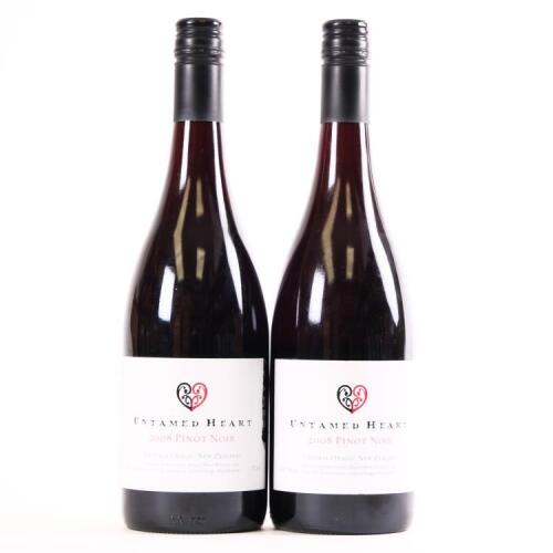 (2) 2008 Desert Heart Untamed Heart Pinot Noir, Central Otago