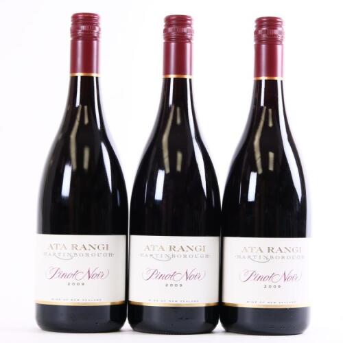 (3) 2009 Ata Rangi Pinot Noir, Martinborough