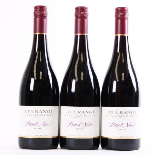 (3) 2010 Ata Rangi Pinot Noir, Martinborough