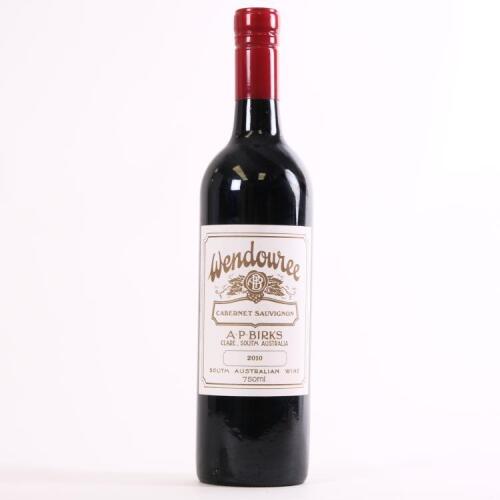 (1) 2010 Wendouree Cabernet Sauvignon, Clare SA