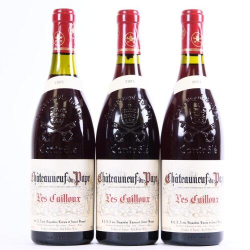 (3) 2001 Lucien et Andre Brunel les Cailloux Chateauneuf du Pape