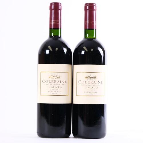 (2) 1998 Te Mata Estate Coleraine, Hawkes Bay