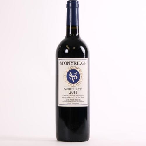 (1) 2011 Stonyridge Vineyard Larose, Waiheke
