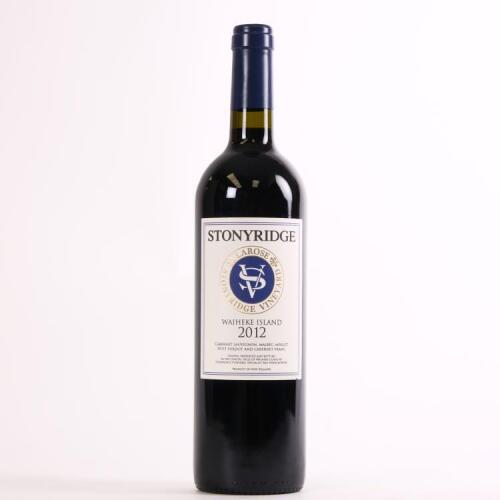 (1) 2012 Stonyridge Vineyard Larose, Waiheke