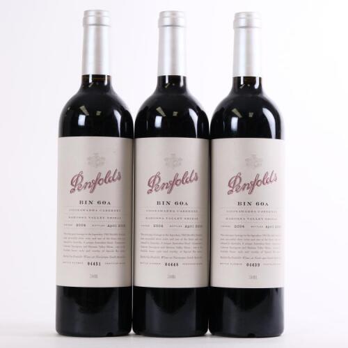 (3) 2004 Penfolds Bin 60A, Coonawarra & Barossa Valley SA