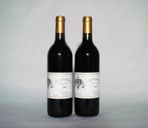 (2) 2003 Yeringberg Propiertary Red, Yarra VIC