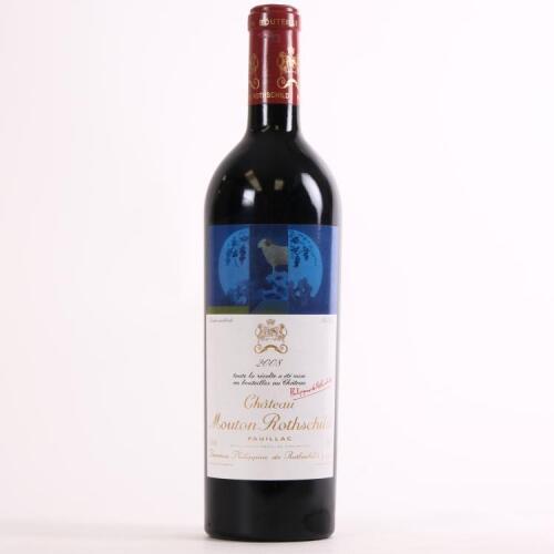 (1) 2008 Chateau Mouton-Rothschild 1er Cru Classe, Pauillac