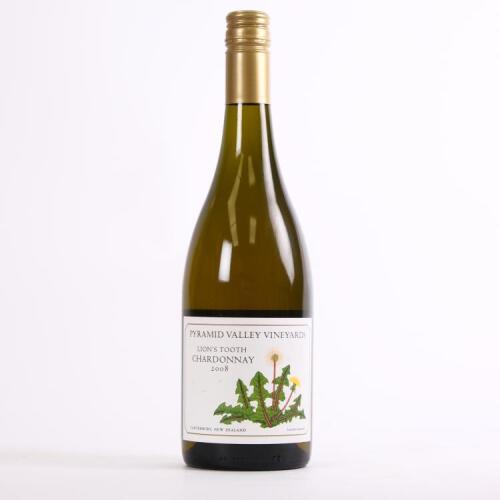 (1) 2008 Pyramid Valley Vineyards Lion's Tooth Chardonnay, Waikari