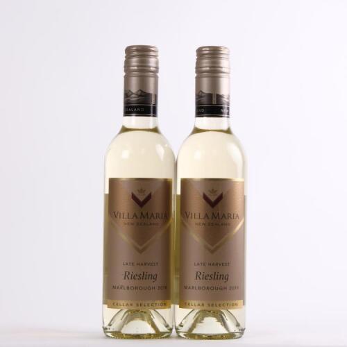 (2) 2019 Villa Maria Cellar Select Late Harvest Riesling 375ml, Marlborough
