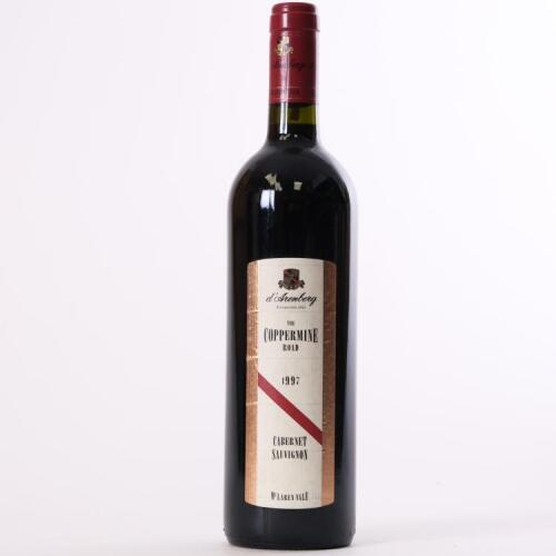 (1) 1997 d'Arenberg The Coppermine Road Cabernet Sauvignon, McLaren Vale SA