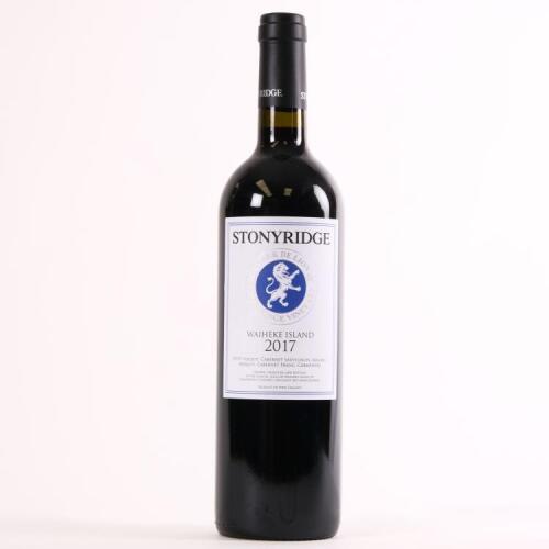(1) 2017 Stonyridge Vineyard Coeur de Lion, Waiheke