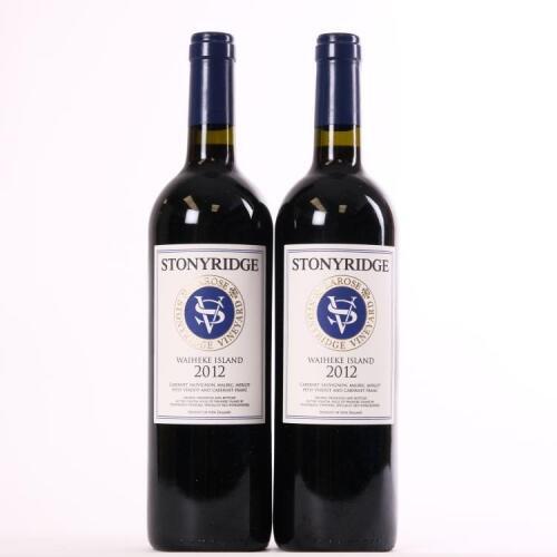 (2) 2012 Stonyridge Vineyard Larose, Waiheke